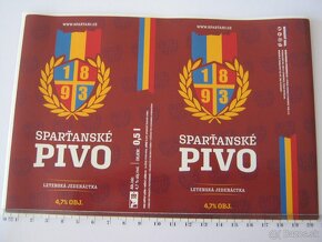5x pivo pivní pivovar Strakonice Sparta Praha fotbal - 8