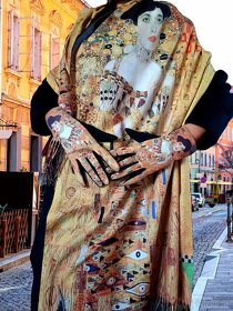 Kašmírový šál Gustav Klimt - Adele - 8