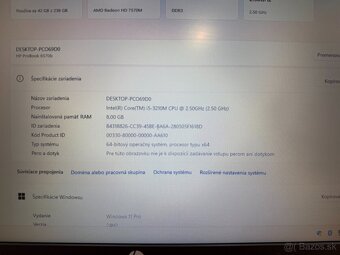 Notebook HP ProBook 6570b, i5, SSD 256 GB, 8 GB RAM - 8