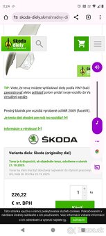 Skoda octavia 2 face blatník - 8