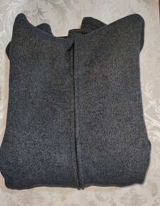 mäkkučký teplý pánsky kabát s kapucňou XL - 8