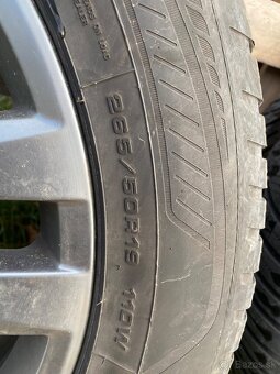 Original sada 5x130, 19”VW Touareg alu disky s Michelin - 8