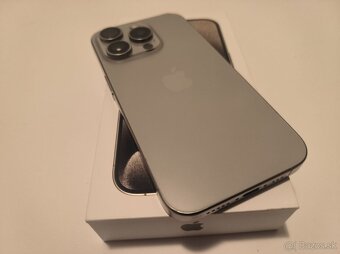 apple iphone 15 PRO 256gb Natural Titanium / Batéria 86% - 8