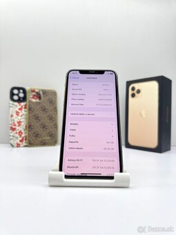 iPhone 11 PRO GOLD TOP STAV NOVÁ BATÉRIA 100% - 8