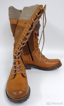 kožené Dámske čižmy RIEKER veľkosť 42 - 8