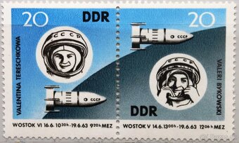 Poštové známky NDR - Kozmos - 8