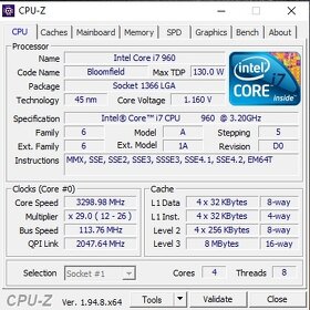 Základná doska ASUS Sabertooth X58 + CPU + RAM - 8