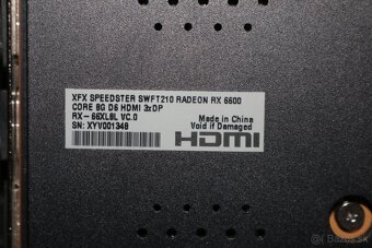 XFX SWFT 210 AMD RADEON RX 6600 8GB - 8