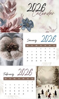 ✨ 4x Kalendár 2026 pre tvoj dokonalý rok Príroda & Akvarel. - 8