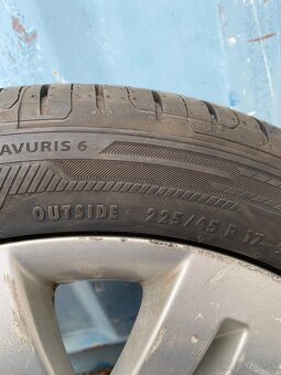 Originál disky 225/45 R17na RenaultLaguna 2 , 2005 - 8