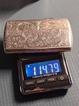 Strieborná tabatierka rok 1864 812/1000 - 8