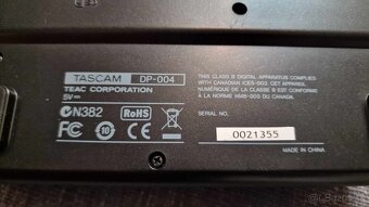 Tascam DP-004 - prenosný 4 track rekordér - 8