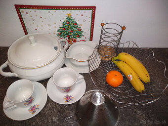 polievk.misa,šálky,nerez misa,sito,stojan na príbory - 8