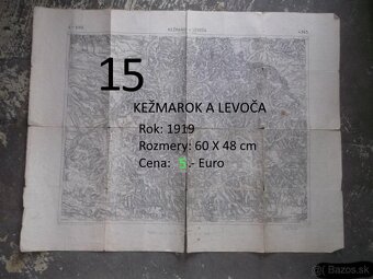 Staré mapy rok 1750 - 1884 Rakúsko Uhorsko - 8