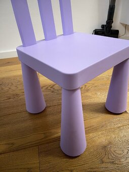 Detsky nový IKEA stolík, stolička, taburet MAMMUT - 8