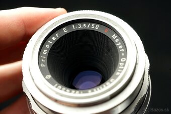 Objektiv Meyer Optik Gorlitz PRIMOTAR 50mm f3,5 RED V M42 - 8