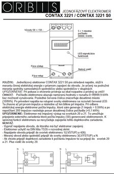 Elektromery analogove EU 1F/2P - 8
