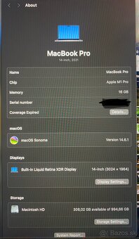 MacBook pro 14” 2021 - 8