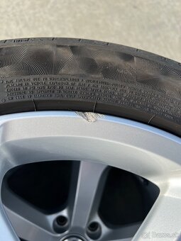 Letná sada R17 5x112, CONTINENTAL 225/45 R17 3,6mm - 8