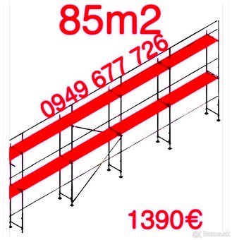 Predám lešenie certifikovane fasadné stavebné lešenie - 8