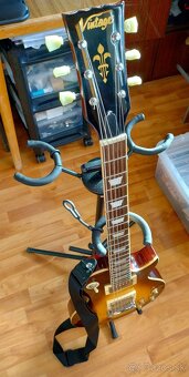 Elektricka gitara Vintage V100 Flame Iced Tea - 8