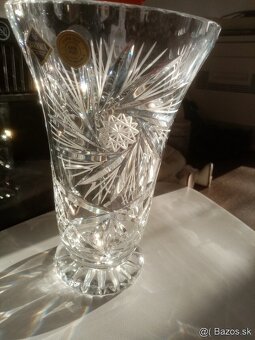 Krištálová váza Bohemia,kabaret - 8