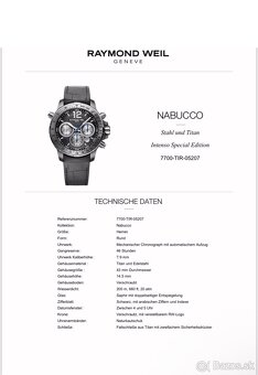Raymond Weil Nabucco - 8
