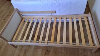 Detska postel IKEA Sniglar 160x70 cm s rostom a matracom - 8