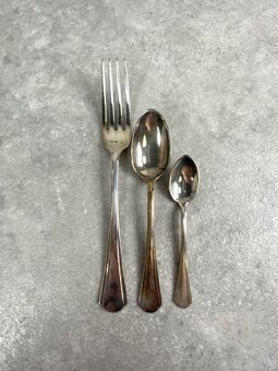 Strieborný príbor pre 6os. v štýle Art deco - 8