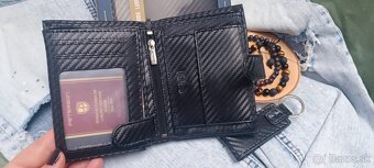 Kožená čierna peňaženka PeTerson - 8