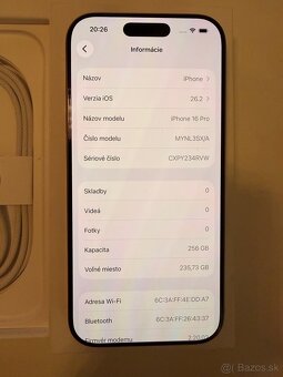 iPhone 16 Pro 256 GB natural titanium - 8
