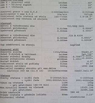 Obráběcí centrum ZPS MCFV 1060LR (2000) - 8