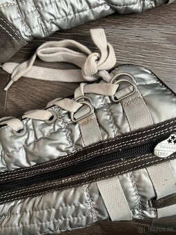 Tammaris damske vysoke zateplene cizmy snehule 39 strieborne - 8