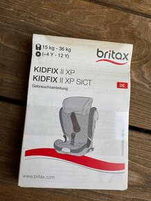 Predám autosedačku Britax Römer KIDFIX - 8