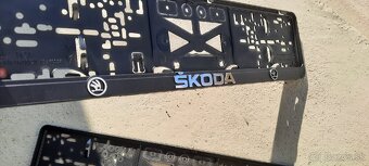 Podložky pod špz držiak špz škoda - 8