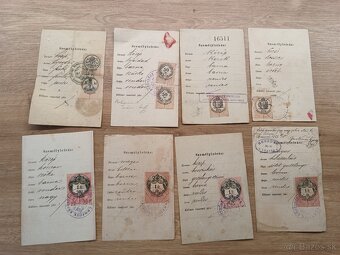 identifikačná karta (občiansky preukaz) 1870-1889 slovenské - 8
