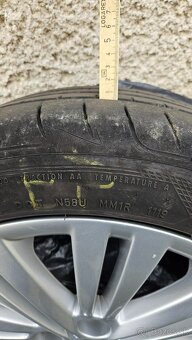 Predám 4x originál 18" alu na Opel Insignia A + letné pneu - 8