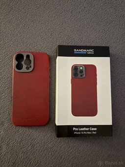 Kožené puzdro na iPhone 16 pro max - 8