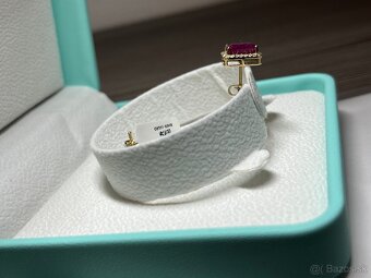 Rubinove nausnice 14k zlato s diamantami IGI - 8