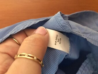 CALVIN KLEIN originál azurova damska bluzka M - 8