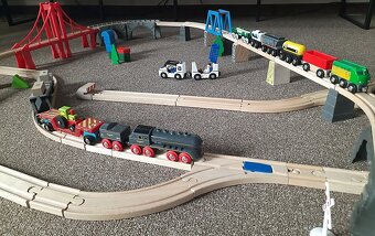 dreveny vlacik, drevena zeleznica, detska zeleznicka - 8
