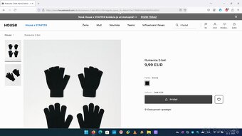 Zimná čiapka s Brmbolcom, s Vysokým okrajom, Rukavice - 8