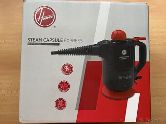 Výkonná parná čistička STEAM CAPSULE EXPRESS (1000W, 4.5 bar - 8