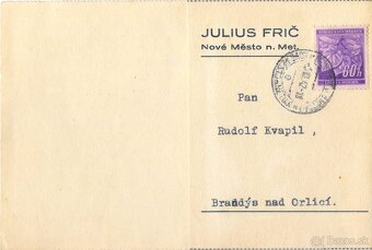 Poštové známky, filatelia: ČSR 1939-44 obálky a pošt. lístky - 8