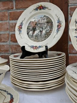 Veľká francúzska súprava Sarreguemines - 8