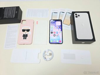Apple Iphone 11 PRO MAX SILVER v topstave ,BATERKA 100% - 8