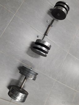 Jednorucky cinky 2x30 kg - 8