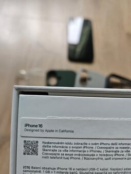 Apple iPhone 16 128GB Black + 5x kryty v ZÁRUKE - 8