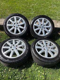 Predám originálne VW alu disky R16 + letné pneumatiky Hankoo - 8