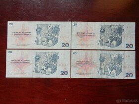 Československé bankovky rôzne série - 8